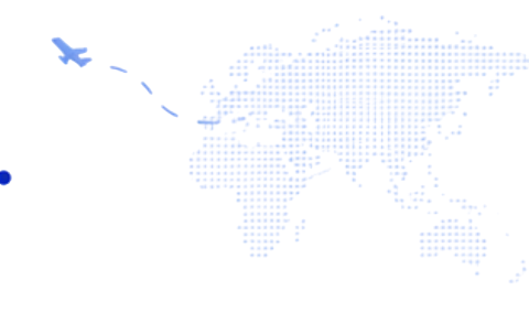 World Map Dotted Globe Backdrop